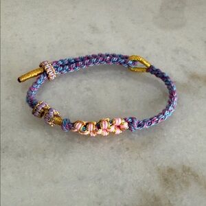 Peach blossom knot bracelet